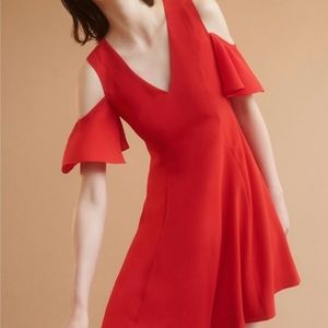 NWT Club Monaco red Pernille dress
